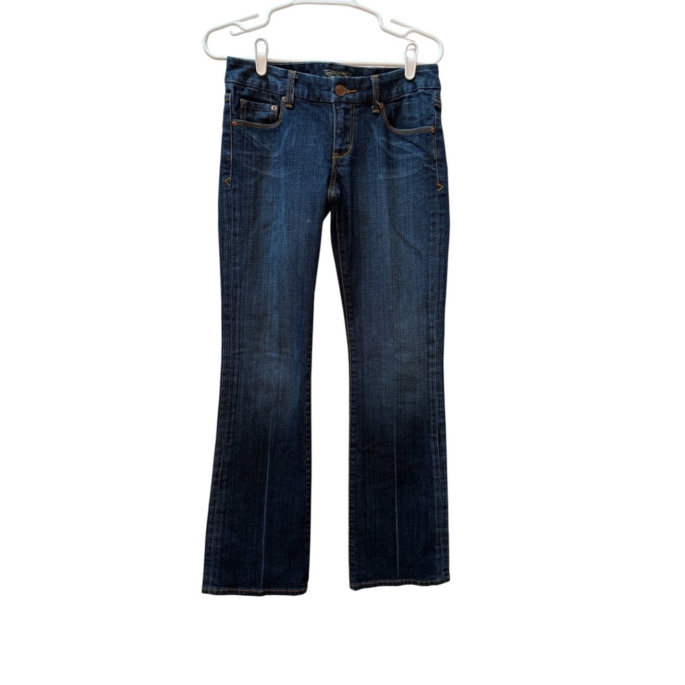 Seven7 Bootcut Dark Wash Denim Jeans Women's Size 27 Low Rise